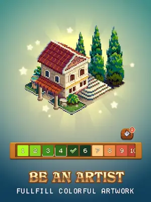 Pixel Isle Art Coloring World android App screenshot 3